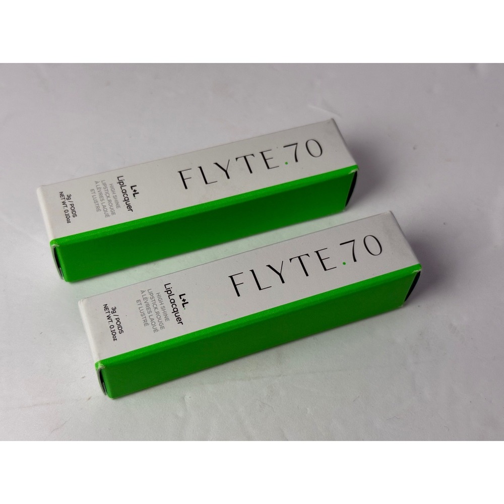 Flyte.70 L+L LipLacquer High Shine Lipstick Relax 4 Pack New in Box 3g Each